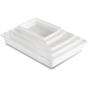 bac alimentaire plastique plat gilac - 2 a 10 l   dim. ext. lxlxh 300 x 200 x...