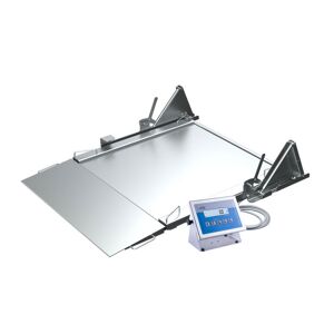 Axess Industries balance au sol en inox avec système de levage   capacité 150 kg   dim....