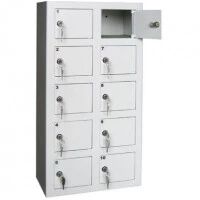 Axess Industries armoire sécurisée pour petits objets nbre de casiers 5 fermeture à clef ...