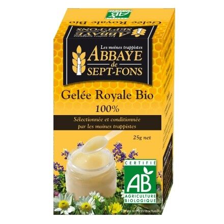 Abbaye de Sept-Fons Gelée Royale Bio Non Congélee 25g - Abbaye De Sept-fons