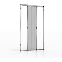 Moustiquaire plissée Pour Porte et porte-fenêtre latérale magnétique avec ouverture des deux côtés et filet plissé NoFlyStore PLATINUM.03