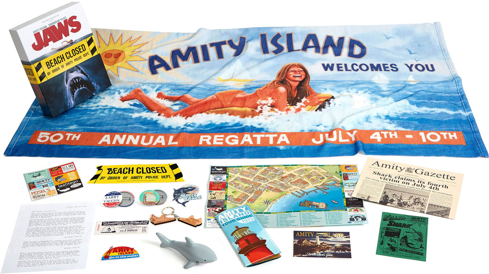 Doctor Collector Les Dents de la Mer - Boite à souvenir Amity Island été 1975 Doctor Collector Les Dents de la Mer - Boite à souvenir Amity Island été 1975