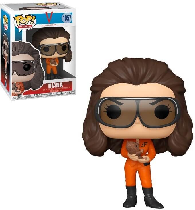 Pop! Vinyl V TV Show Diana in Glasses w/Rodent Pop! Vinyl Figure Pop! Vinyl V TV Show Diana in Glasses w/Rodent Pop! Vinyl Figure