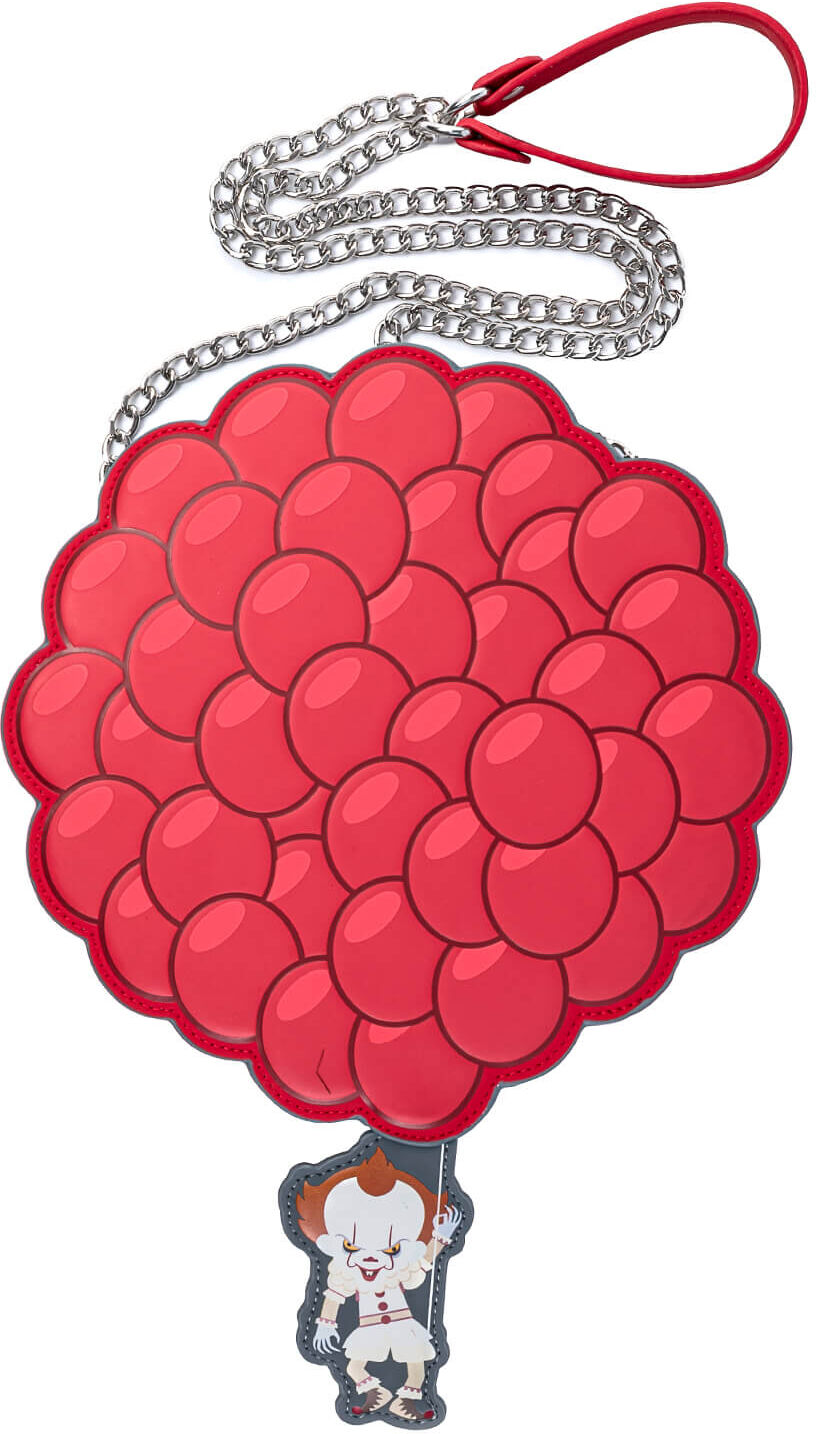 Loungefly IT Pennywise You'Ll Float Too Balloons Crossbody Bag Loungefly IT Pennywise You'Ll Float Too Balloons Crossbody Bag