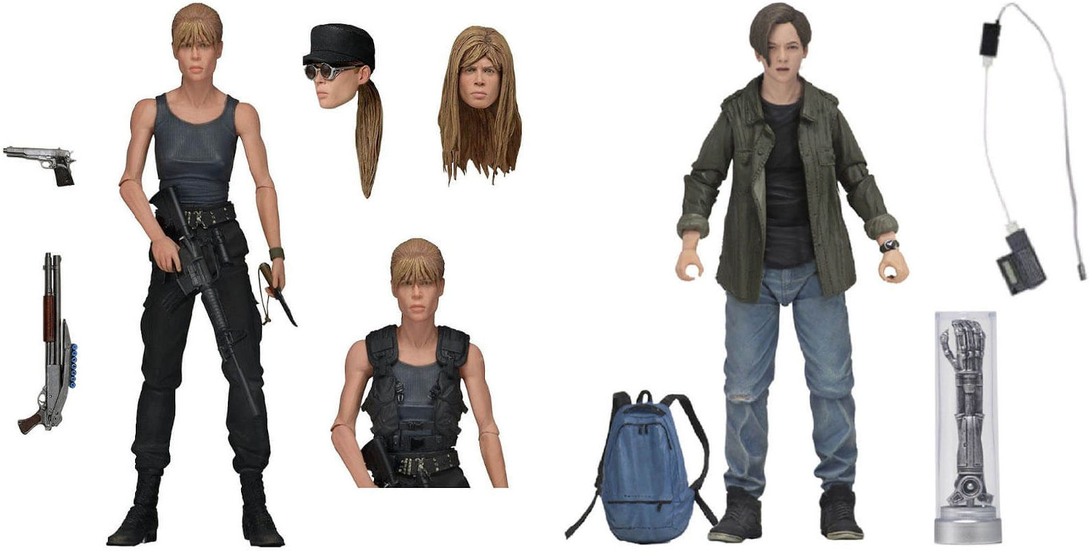 NECA Terminator 2 Sarah Connor and John Connor 2 Pack 7 Inch Scale Action Figures NECA Terminator 2 Sarah Connor and John Connor 2 Pack 7 Inch Scale Action Figures
