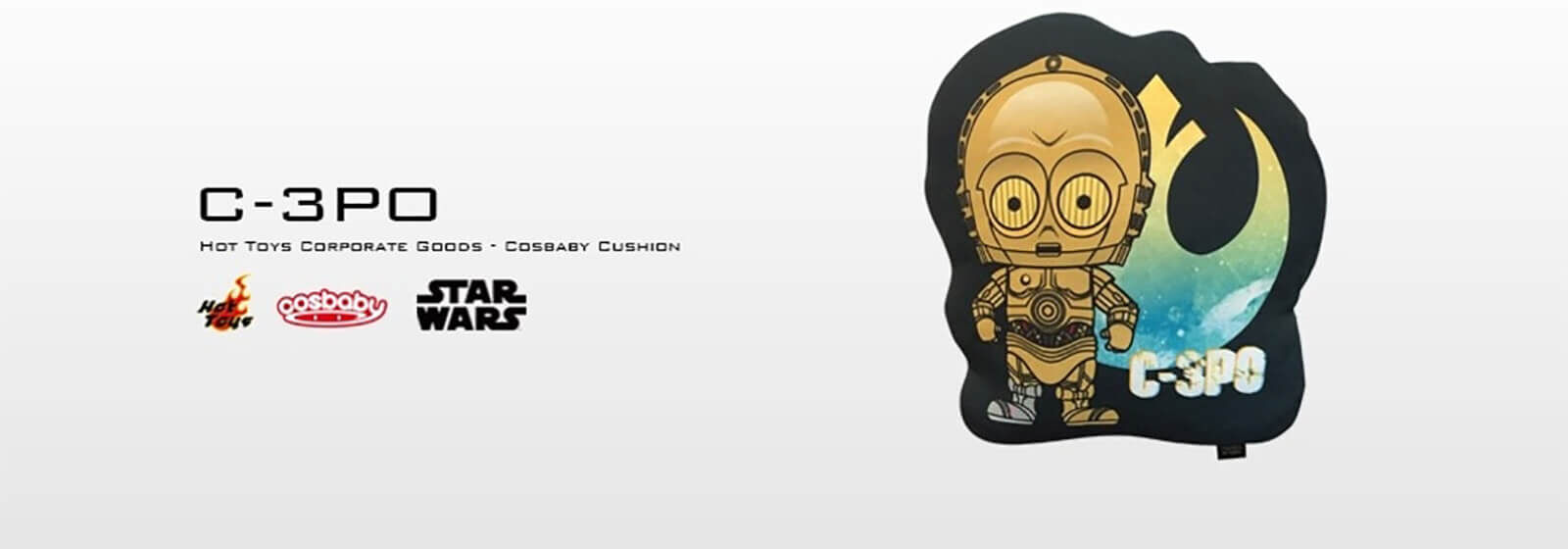 Hot Toys Cosbaby Star Wars Cushion - C-3PO Hot Toys Cosbaby Star Wars Cushion - C-3PO