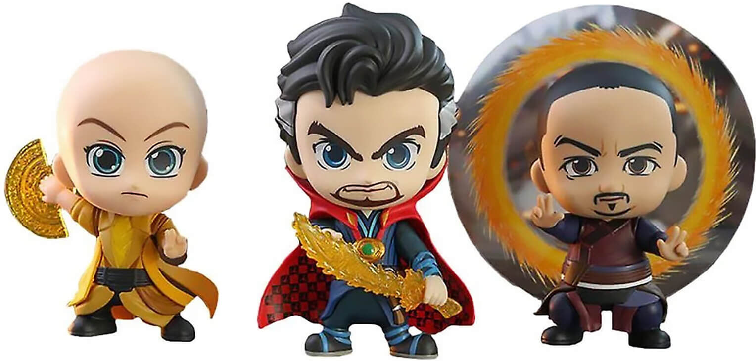 Hot Toys Cosbaby Marvel Avengers: Endgame - Doctor Strange & Ancient One & Wong (Set of 3) Figure Hot Toys Cosbaby Marvel Avengers: Endgame - Doctor Strange & Ancient One & Wong (Set of 3) Figure