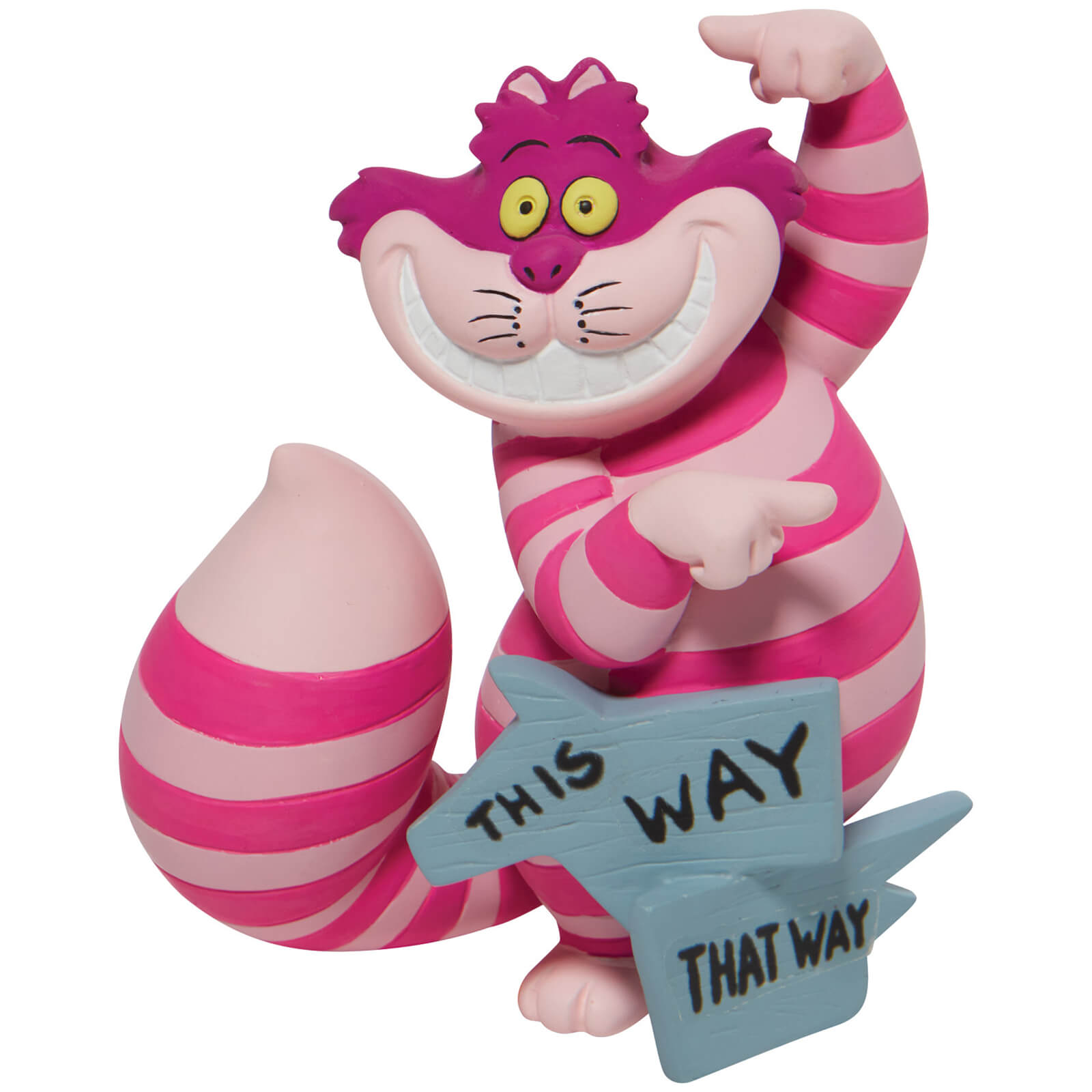 Enesco Disney This Way Cheshire Cat Figurine