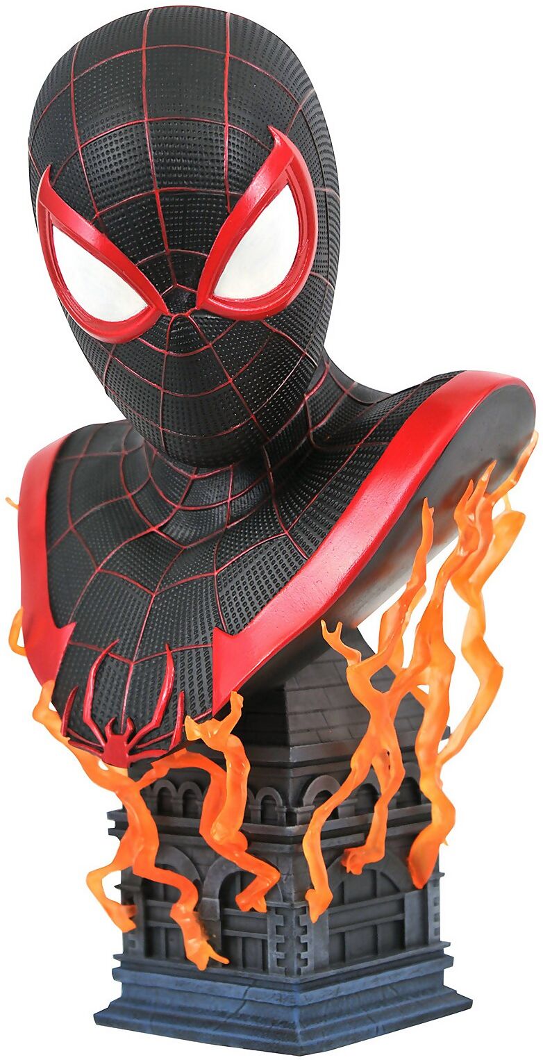 Buste 3D Spider-Man Miles Morales Echelle 1/2 - BustDiamond Select Marvel Legends Buste 3D Spider-Man Miles Morales Echelle 1/2 - BustDiamond Select Marvel Legends