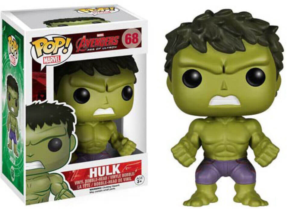 Pop! Vinyl Figurine Hulk Bobblehead Avengers : L’Ère d’Ultron Funko Pop!