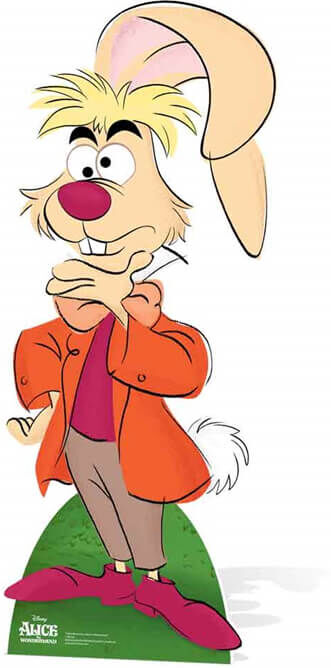 Star Cutouts Silhouette Découpée Alice au pays des merveilles Lièvre de Mars Disney Star Cutouts Silhouette Découpée Alice au pays des merveilles Lièvre de Mars Disney