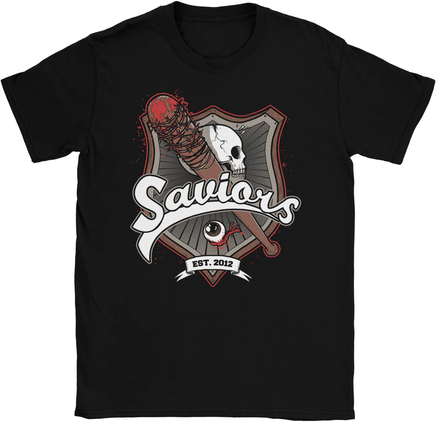 ZBOX T-Shirt Homme Saviors - Noir - Unisex - XXL ZBOX T-Shirt Homme Saviors - Noir - Unisex - XXL