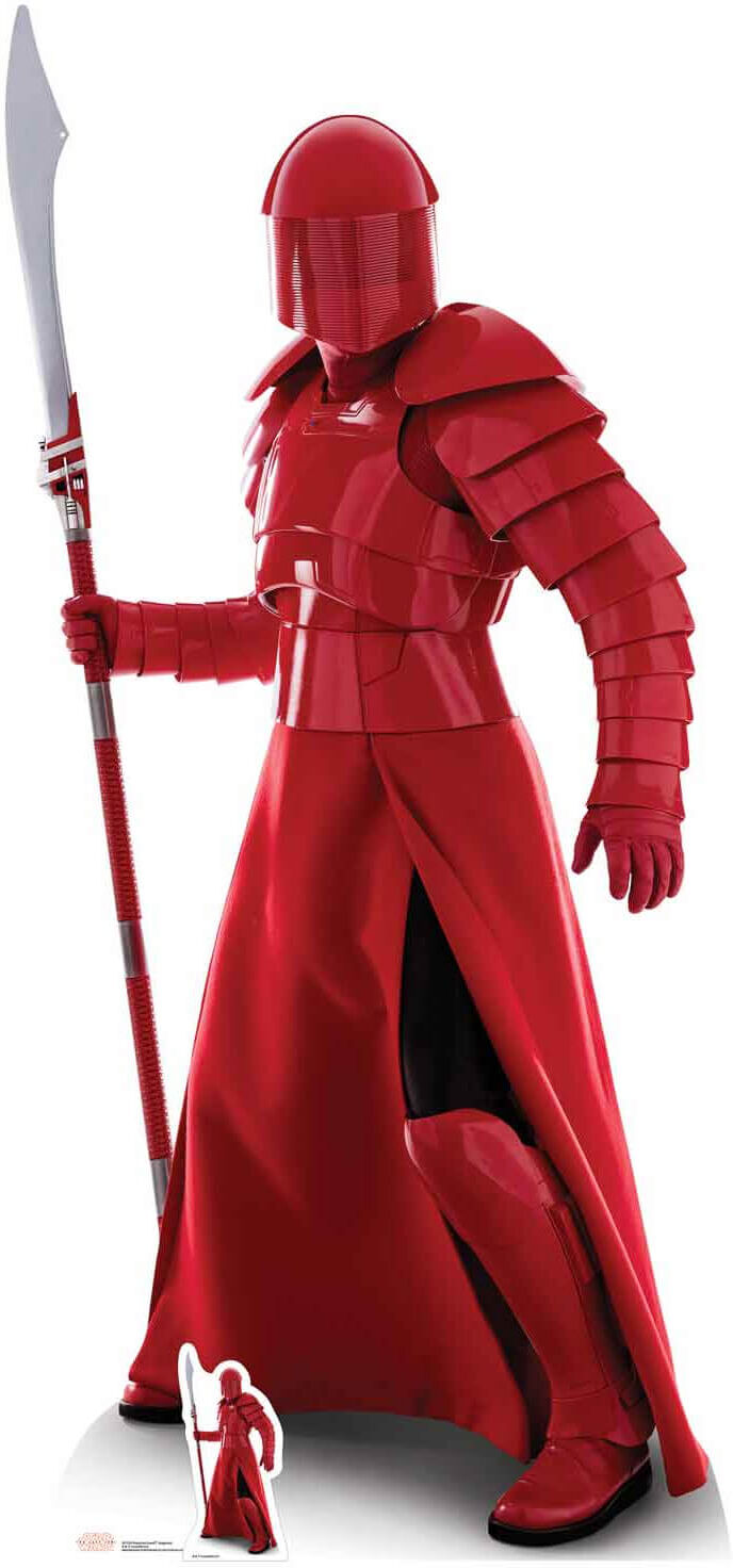 Star Cutouts Silhouette Découpée en Carton - Garde Prétorienne Naginata - Star Wars : Les Derniers Jedi Star Cutouts Silhouette Découpée en Carton - Garde Prétorienne Naginata - Star Wars : Les Derniers Jedi