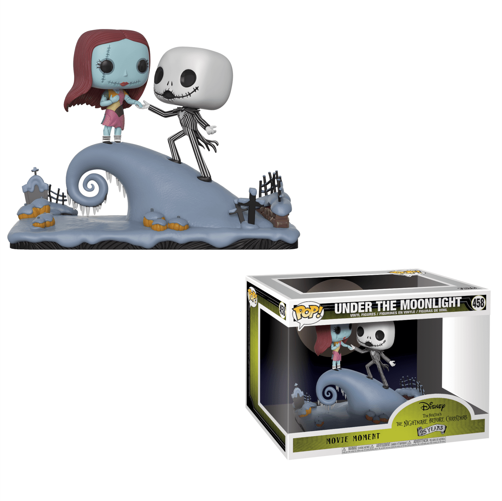 Pop! Vinyl Figurine Pop! Jack et Sally Movie Moment- L'Étrange Noël de monsieur Jack Pop! Vinyl Figurine Pop! Jack et Sally Movie Moment- L'Étrange Noël de monsieur Jack