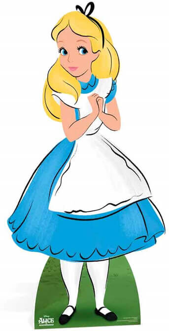 Star Cutouts Silhouette en Carton Alice au pays des merveilles Star Cutouts Silhouette en Carton Alice au pays des merveilles