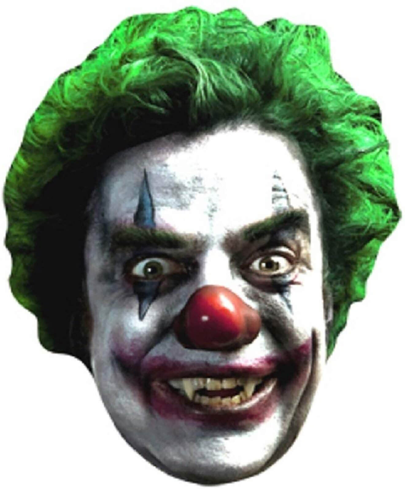 Star Cutouts Lot de 6 Masque de Déguisement - Clown Effrayant Star Cutouts Lot de 6 Masque de Déguisement - Clown Effrayant