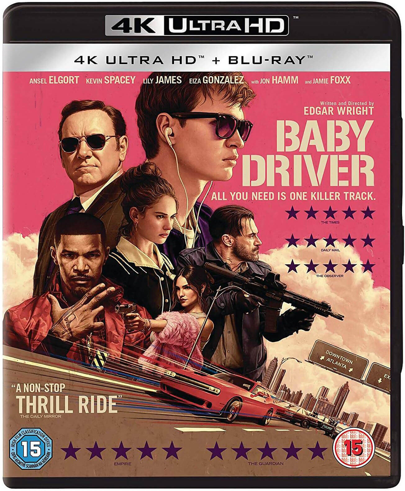 Sony Baby Driver - 4K Ultra HD (Includes Blu-ray)