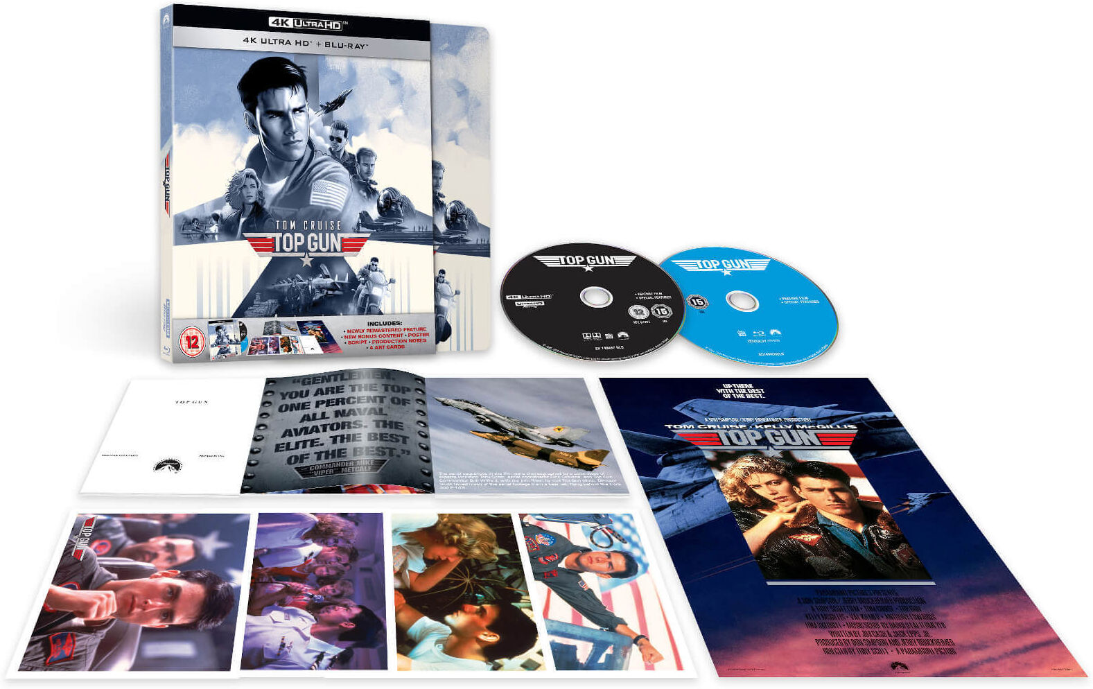 Paramount Home Entertainment Exclusivité Zavvi : Steelbook Deluxe Top Gun – 4K Ultra HD (Blu-ray 2D Inclus) Paramount Home Entertainment Exclusivité Zavvi : Steelbook Deluxe Top Gun – 4K Ultra HD (Blu-ray 2D Inclus)
