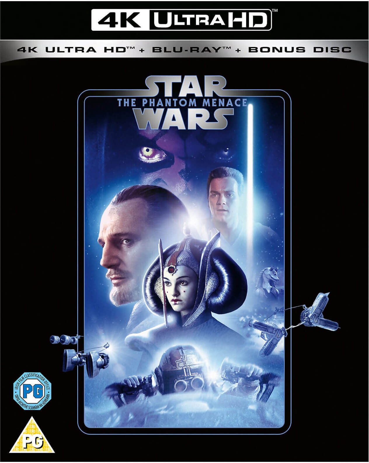 Disney Star Wars - Episode I - The Phantom Menace - 4K Ultra HD (Includes 2D Blu-ray) Disney Star Wars - Episode I - The Phantom Menace - 4K Ultra HD (Includes 2D Blu-ray)