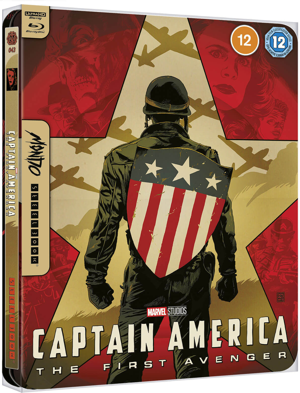 Marvel Studios Captain America : First Avenger - Mondo #43 Exclusivité Zavvi Steelbook 4K Ultra HD (Blu-ray Inclus) Marvel Studios Captain America : First Avenger - Mondo #43 Exclusivité Zavvi Steelbook 4K Ultra HD (Blu-ray Inclus)