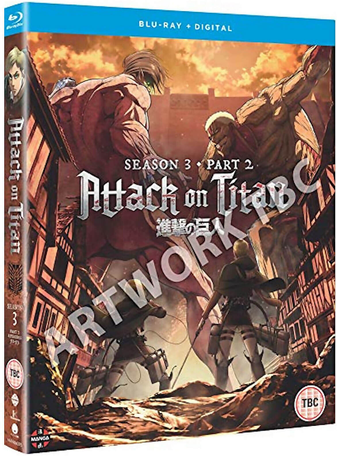 Manga Entertainment Attack on Titan: Season Three Part Two Manga Entertainment Attack on Titan: Season Three Part Two