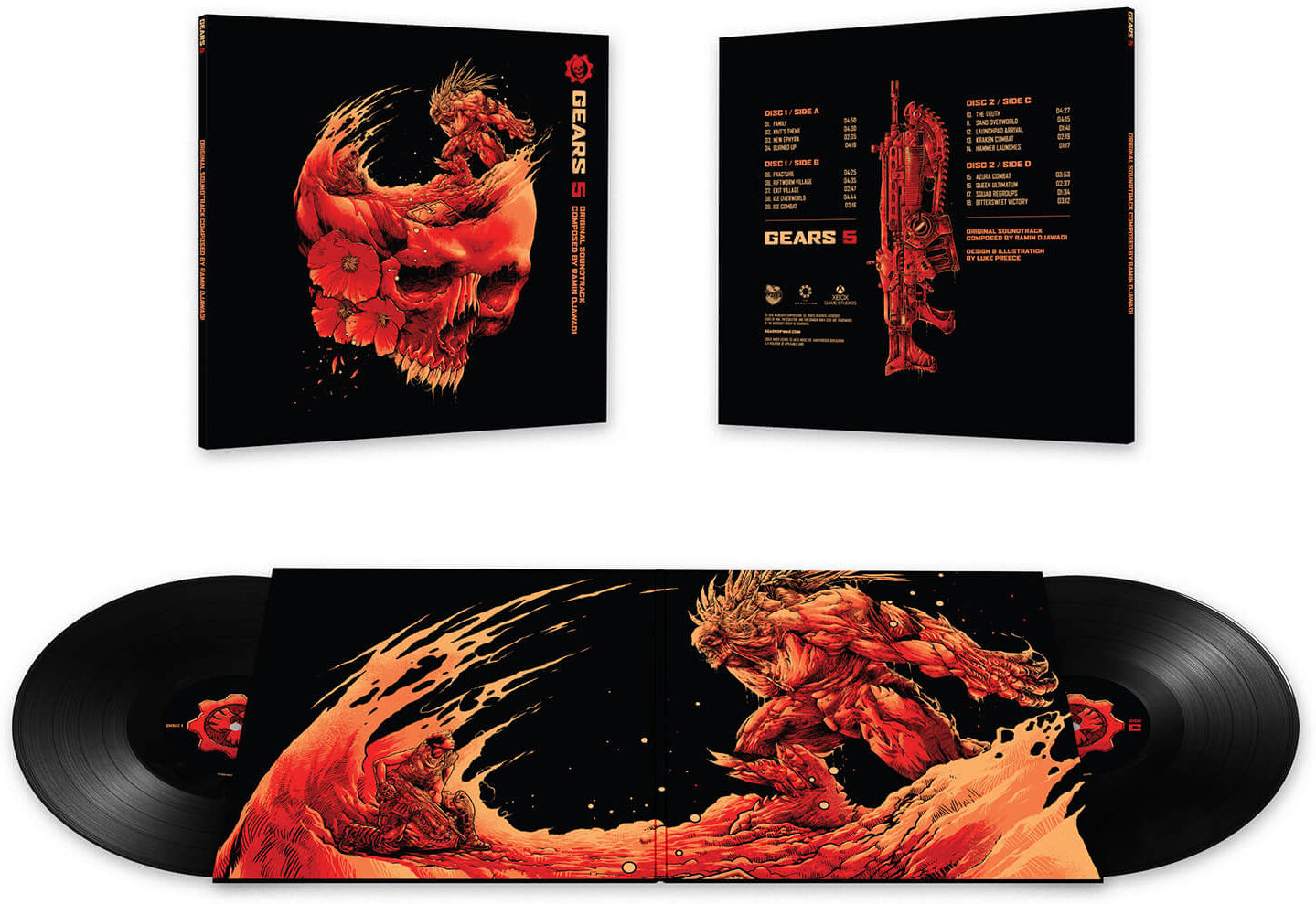 Laced Records Gears 5 (Bande Originale) 2xLP Laced Records Gears 5 (Bande Originale) 2xLP