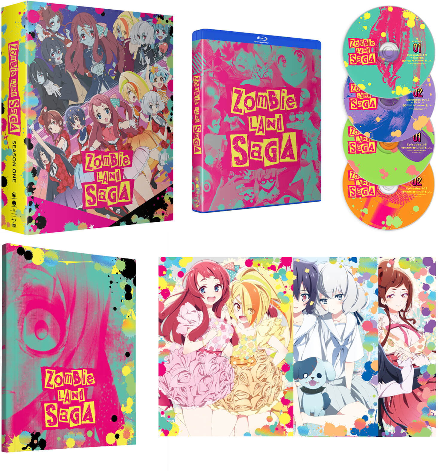 Manga Entertainment ZOMBIE LAND SAGA: The Complete Series - Collector’s Limited Edition Dual Format + Digital Copy Manga Entertainment ZOMBIE LAND SAGA: The Complete Series - Collector’s Limited Edition Dual Format + Digital Copy
