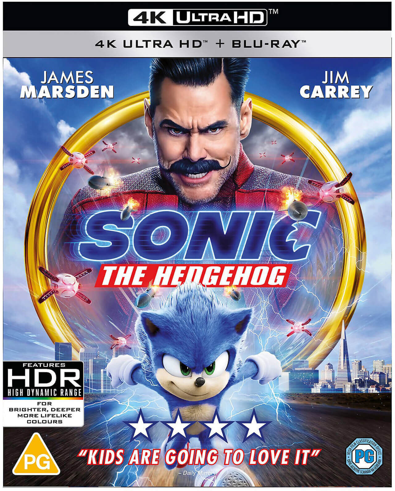 Paramount Pictures Sonic The Hedgehog - 4k Ultra HD (Includes 2D Blu-ray) Paramount Pictures Sonic The Hedgehog - 4k Ultra HD (Includes 2D Blu-ray)