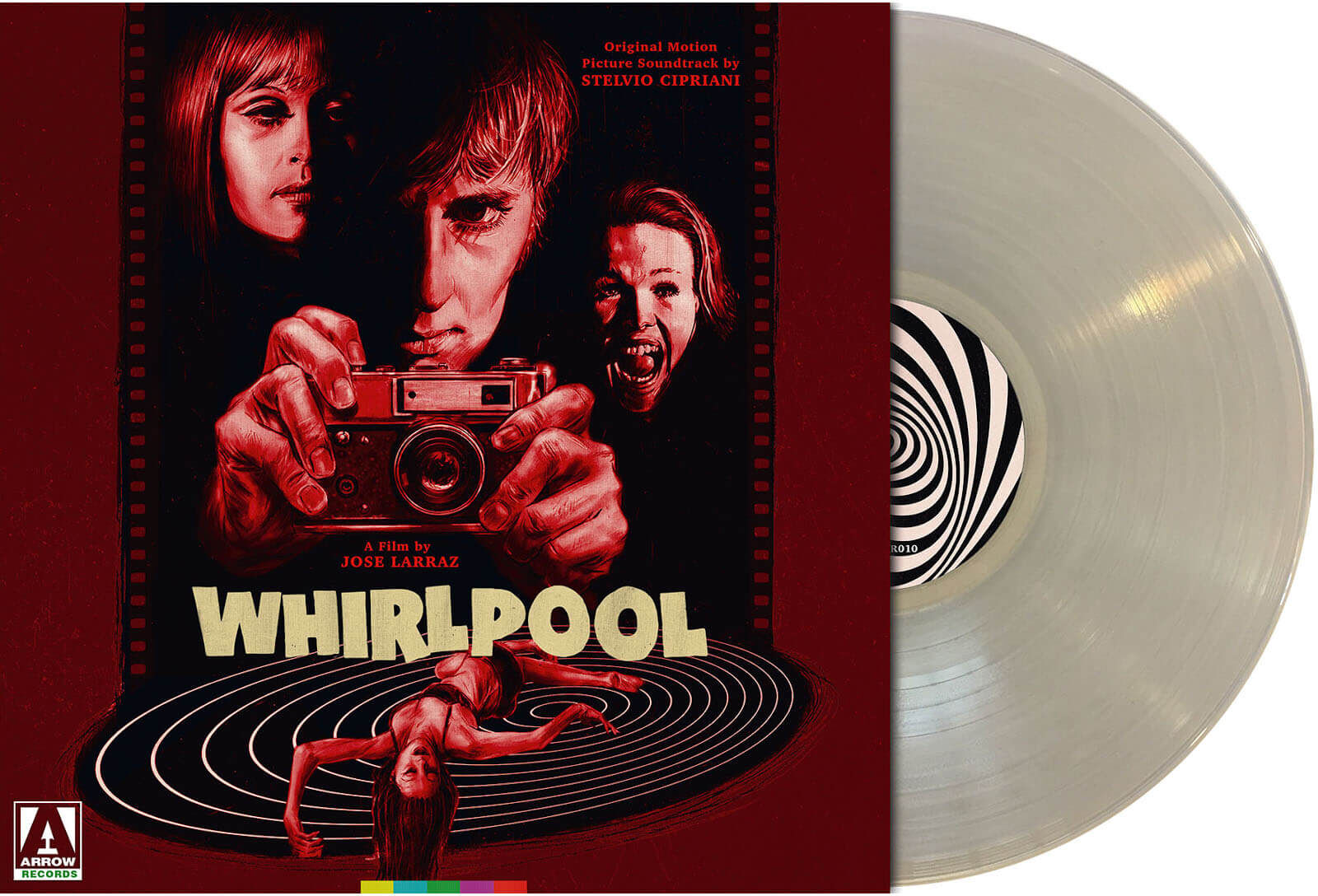 Arrow Records Whirlpool- Translucent Clear Vinyl