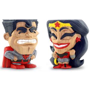 Cryptozoic Entertainment Cryptozoic DC Comics Pack de 2 Figurines Teekeez Red Son Superman et Wonder Woman - Exclusivité Free Comic Book Day 2019 - Publicité