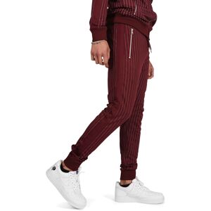 Project X Paris Pantalon de jogging a rayures tennis et bandes contrastantes - Couleur - Bordeaux, Taille - S