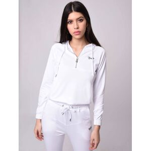 Project X Paris Haut de jogging zippe devant a capuche - Couleur - Blanc, Taille - S