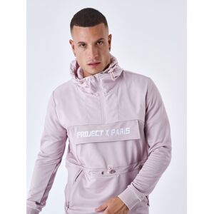 Sweat a capuche style coupe vent - Couleur - Rose dragee, Taille - L