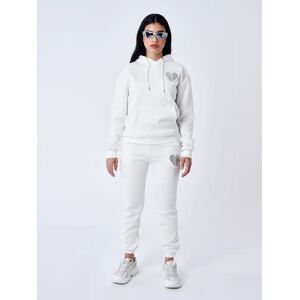 Project X Paris Bas de Jogging c?ur brise - Couleur - Blanc casse, Taille - XS