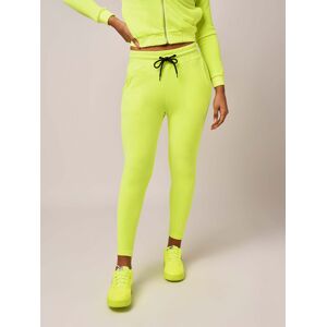 Project X Paris Bas de jogging en velours - Couleur - Jaune fluo, Taille - L