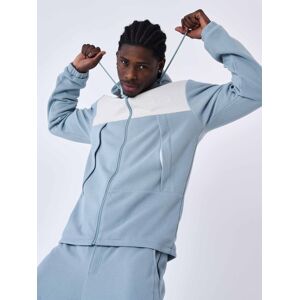 Project X Paris Veste de jogging bi-matière - Couleur - Bleu gris, Taille - M