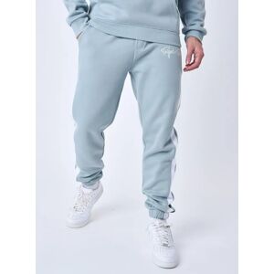 Project X Paris Bas de Jogging Signature avec Bandes blanches - Couleur - Bleu vert, Taille - M