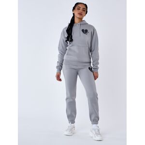 Project X Paris Bas de Jogging cœur brisé - Couleur - Gris clair, Taille - M