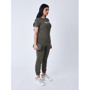 Project X Paris Bas de Jogging femme Essentials Project X Paris - Couleur - Olive foncé, Taille - L