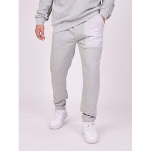 Project X Paris Bas de jogging empiecement avec texte - Couleur - Gris clair, Taille - M