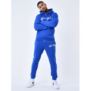 Project X Paris Bas de Jogging basic full logo broderie - Couleur - Bleu, Taille - XL