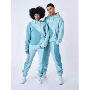 Project X Paris Bas de jogging bicolore style vague - Couleur - Turquoise, Taille - S