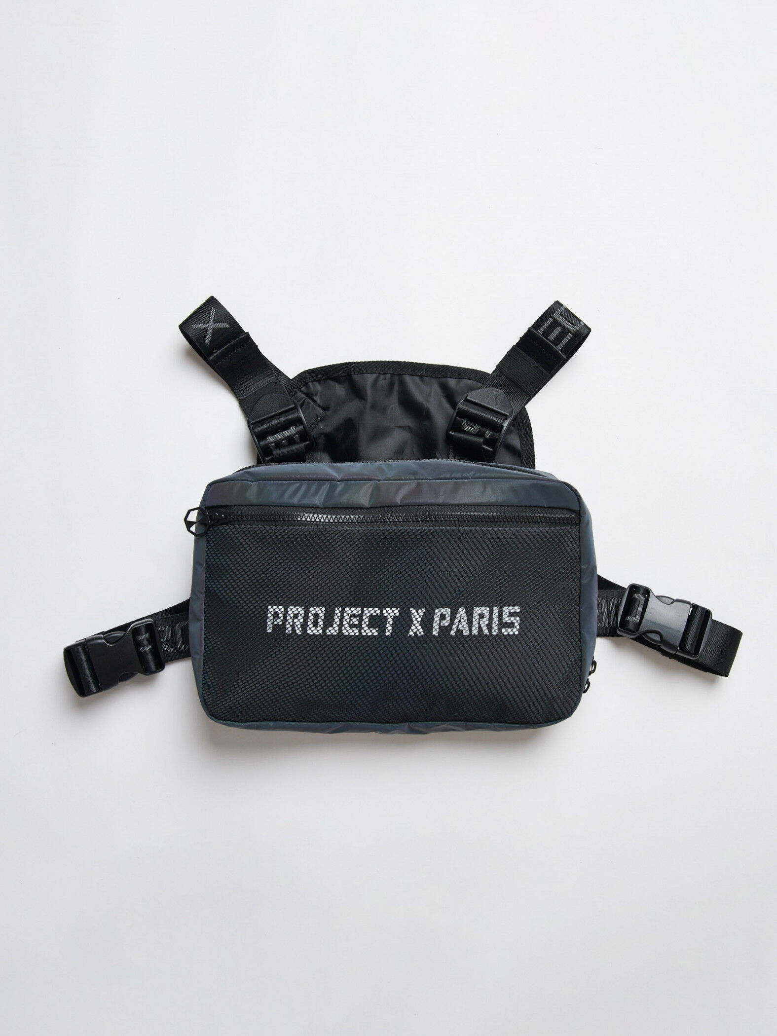 Project X Paris Sac poitrine logo - Sacoche poitrine - Couleur - Réfléchissant, Taille - Unique