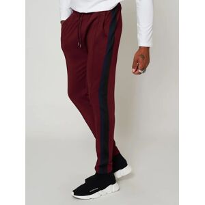 Project X Paris Pantalon de jogging a bandes contrastees - Couleur - Bordeaux, Taille - M