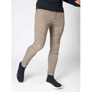 Project X Paris Jean slim esprit biker - Couleur - Beige, Taille - 29