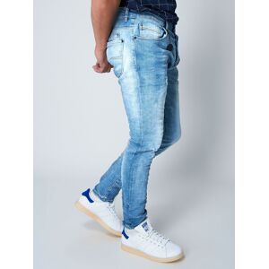 Project X Paris Jean slim delave effet use bleu clair - Couleur - Bleu, Taille - 29