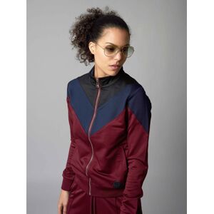 Project X Paris Veste de jogging color block - Couleur - Bordeaux, Taille - XS