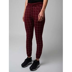 Project X Paris Pantalon de jogging a gros carreaux - Couleur - Bordeaux, Taille - S