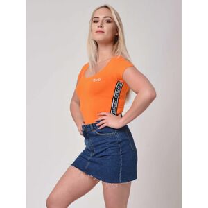 Project X Paris Body a manches courtes - Couleur - Orange, Taille - M