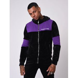 Project X Paris Veste a capuche color-block - Couleur - Violet, Taille - L